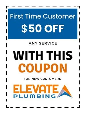 $50 OFF any plumbing service for new customers with this official Elevate Plumbing coupon.